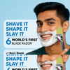 LetsShave Pro 6 Plus Shaving Razor Blade for Men (Pack of 4)