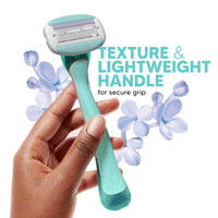 Letssshave Evior Trial Pack Razor for Women with All Our 2 Best Blades + 1 Handle, Pack of 3, Craft your own Shaving Masterpiece with Dual Moisture Bar & Micro Comb Guard Bar, Razor for full body