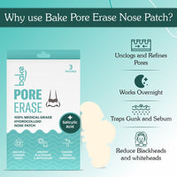 BAKE 2% Salicylic Acid Nose Patches for Pore Cleansing, Blackhead Removal & Sebum Control with Hydrocolloid - 2