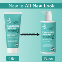 BAKE 12% Glycolic Acid + Lactic Acid AHA Exfoliating Body Lotion for Brightening, Dead Skin Removal, Smooth Skin Texture & 48H Moisture -300ml - 8