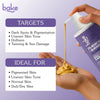 BAKE 2% Kojic Acid + Blueberry Brightening Body Lotion SPF 30 with Alpha Arbutin for Dark Spots, Uneven Skin Tone & Daily Hydration -300ml - 4