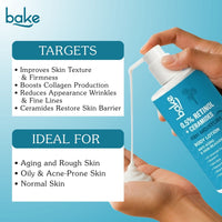 BAKE 0.5% Retinol + Ceramides Body Lotion for 48H Moisture, Anti-Aging, Skin Repair & Rejuvenation-300ml - 4