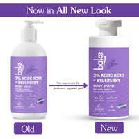 BAKE 2% Kojic Acid Brightening Body Wash with Glycolic Acid for Pigmentation ,Tan Removal & Dark Spots-300ml - 2