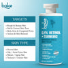 BAKE 0.1% Retinol & Turmeric Renewing Serum Body Wash for Anti-Aging Smooths Skin & Improves Elasticity-300ml - 3