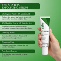 BAKE 12% AHA BHA Night Exfoliating Serum with Salicylic Acid for Smooth Skin, Pore Refining & Cell Turnover -30g - 2