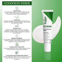 BAKE 12% AHA BHA Night Exfoliating Serum with Salicylic Acid for Smooth Skin, Pore Refining & Cell Turnover -30g - 5