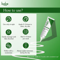 BAKE 12% AHA BHA Night Exfoliating Serum with Salicylic Acid for Smooth Skin, Pore Refining & Cell Turnover -30g - 6