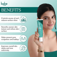 BAKE Pore Minimizing Face Serum with Niacinamide for Oil Control, Exfoliation, Pore Cleansing & Smooth Texture-30g - 3