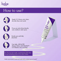 BAKE Spot Erase™ Dark Spot Correcting Serum Cream with Kojic Acid for Post Acne Marks, Melasma & Pigmentation-30g - 6