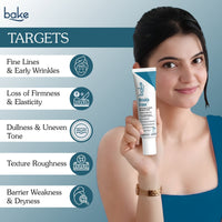 BAKE Wrinkle Erase™ Anti-Aging Serum Cream with 2% THD Vitamin C for Wrinkles, Fine Lines, Collagen & Skin Firming-30g - 3