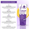 BAKE 3% Niacinamide Face Wash with Rice Water for Acne Marks, Scars &  Spots-100ml - 4