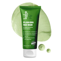 BAKE 5% AHA BHA Face Wash with 1% Mandelic Acid for Exfoliation, Brightening & Oil Control-100ml - 1