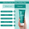 BAKE 5% Glycolic Acid + 2% Lactic Acid Face Wash for Brightening, Exfoliation and Pigmentation Removal-100ml - 2