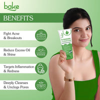 BAKE 3% Niacinamide + 2% Salicylic Acid Face Wash for Acne, Blackheads, Excess Oil & Post-Acne Marks-100ml - 2