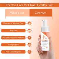 BAKE 5% Vitamin C Foaming Face Wash for Brightening,Glowing Skin & Antioxidant Care with Niacinamide & Gooseberry -100ml - 7
