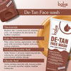 BAKE De-Tan Face Wash with Kojic Acid & Glycolic Acid for Tanned, Uneven Skin Tone, Glow & Spot Reduction -100ml - 2