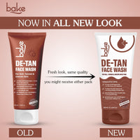 BAKE De-Tan Face Wash with Kojic Acid & Glycolic Acid for Tanned, Uneven Skin Tone, Glow & Spot Reduction -100ml - 3