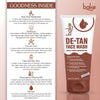 BAKE De-Tan Face Wash with Kojic Acid & Glycolic Acid for Tanned, Uneven Skin Tone, Glow & Spot Reduction -100ml - 7