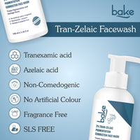 BAKE 2% Tran-Zelaic Pigmentation Corrector Milky Face Wash For Dark Spots,Pigmentation and unclogged pores-100ml - 2