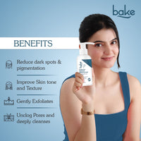BAKE 2% Tran-Zelaic Pigmentation Corrector Milky Face Wash For Dark Spots,Pigmentation and unclogged pores-100ml - 3