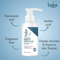 BAKE 2% Tran-Zelaic Pigmentation Corrector Milky Face Wash For Dark Spots,Pigmentation and unclogged pores-100ml - 6