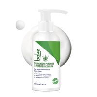 BAKE 3% Benzoyl Peroxide + Peptide Milky Face Wash For Reduces Acne, Open Pores, Improves Skin Texture & Blackheads -100ml - 1