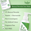 BAKE 3% Benzoyl Peroxide + Peptide Milky Face Wash For Reduces Acne, Open Pores, Improves Skin Texture & Blackheads -100ml - 2