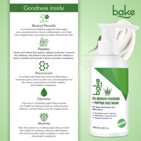 BAKE 3% Benzoyl Peroxide + Peptide Milky Face Wash For Reduces Acne, Open Pores, Improves Skin Texture & Blackheads -100ml - 5
