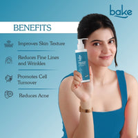 BAKE 0.05% Retinol Face Wash for Acne ,Blackheads & Open Pores for Men & Women-100ml - 2