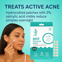 BAKE 2% Salicylic Acid Pimple Patches for Active Acne & Acne-Prone Skin, Hydrocolloid Waterproof Patches - 13