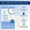 BAKE 2% Salicylic Acid Hydrocolloid Surface XL Acne Patches for Active Blemishes, Blackheads & Whiteheads, Pore Care - 3