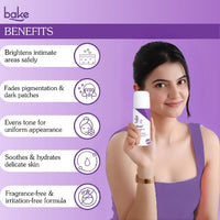 BAKE IntiErase™ Intimate Brightening Roll-On Serum for Underarms, Inner Thighs, Knees & Bikini Area-50ml - 2