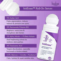 BAKE IntiErase™ Intimate Brightening Roll-On Serum for Underarms, Inner Thighs, Knees & Bikini Area-50ml - 3