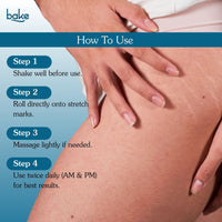 BAKE Stretch Marks Roll-On Serum with 0.5% Encapsulated Bakuchiol – For Stretch Marks, Scars, Skin Firming & Uneven-Looking Skin-50ml - 7
