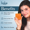 BAKE 2% Kojic Acid Scrub Soap for Pigmentation, Dark Spots & Tan Removal with Alpha Arbutin & MelasaRx-Pack of 2 100g x 2 - 2