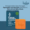 BAKE 2% Kojic Acid Scrub Soap for Pigmentation, Dark Spots & Tan Removal with Alpha Arbutin & MelasaRx-Pack of 2 100g x 2 - 7