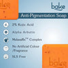 BAKE 2% Kojic Acid Scrub Soap for Pigmentation, Dark Spots & Tan Removal with Alpha Arbutin & MelasaRx-Pack of 3 100g x 3 - 6