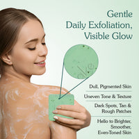 BAKE 8% Glycolic Acid Scrub Treatment Soap For Pigmentation, Exfoliation, Tan Removal & Brightens Underarms - Pack of 2 100g x 2 - 3