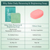 BAKE 8% Glycolic Acid Scrub Treatment Soap For Pigmentation, Exfoliation, Tan Removal & Brightens Underarms - Pack of 2 100g x 2 - 7