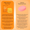 BAKE 10% Vitamin C Ultra-Brightening Serum Soap for Pigmentation, Dark Spots & Tan Removal, Exfoliates Dead Skin Cells Pack of 3 100g x 3 - 7
