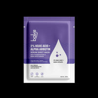 BAKE 2% Kojic Acid + Alpha Arbutin Serum Sheet Mask for Glowing Skin, Dark Spot & Tan Removal - 20ml - 2