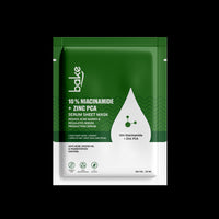 BAKE 10% Niacinamide + Zinc PCA Serum Sheet Mask for Acne, Acne Marks, Oil Control & Skin Clarity - 20ml - 1