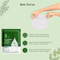 BAKE 10% Niacinamide + Zinc PCA Serum Sheet Mask for Acne, Acne Marks, Oil Control & Skin Clarity - 20ml - 4