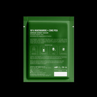 BAKE 10% Niacinamide + Zinc PCA Serum Sheet Mask for Acne, Acne Marks, Oil Control & Skin Clarity - 20ml - 5