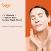 BAKE 2% Vitamin C + Ferulic Acid Serum Sheet Mask for Skin Brightening & Glowing Skin -20ml - 3