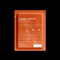 BAKE 2% Vitamin C + Ferulic Acid Serum Sheet Mask for Skin Brightening & Glowing Skin -20ml - 5