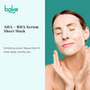 BAKE AHA + BHA Serum Sheet Mask for Exfoliation & Blackhead Removal - Mattifying & Clarifying - 20ml - 5