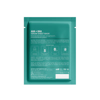BAKE AHA + BHA Serum Sheet Mask for Exfoliation & Blackhead Removal - Mattifying & Clarifying - 20ml - 3