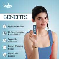 BAKE 2% Peptide + Ceramide Butter Brightening Lip Balm SPF 55 PA++++ with 24 Hour Moisturization For Dark, Pigmented, Dry, Flaky & Chapped Lips -5g - 4