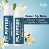 BAKE 2% Peptide + Ceramide Butter Brightening Lip Balm SPF 55 PA++++ with 24 Hour Moisturization For Dark, Pigmented, Dry, Flaky & Chapped Lips -5g - 5